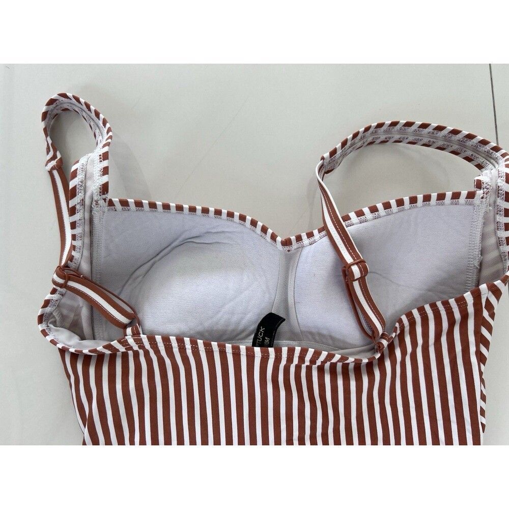 Nip Tuck Swim One Piece Swimsuit Tummy Control Ruched Slimming Molded Cup 8 - Picture 9 of 11